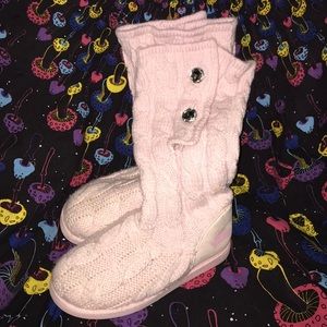 Baby pink Juicy Couture boots